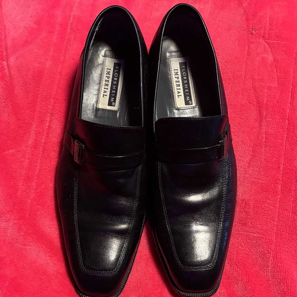 Florsheim Imperial Black Leather Loafers